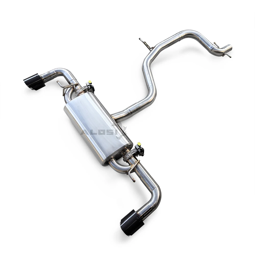 

For Audi TT MK2 2.0T 2006-2013 stainless steel exhaust system with valve stainless high-performance cat-back exhaust