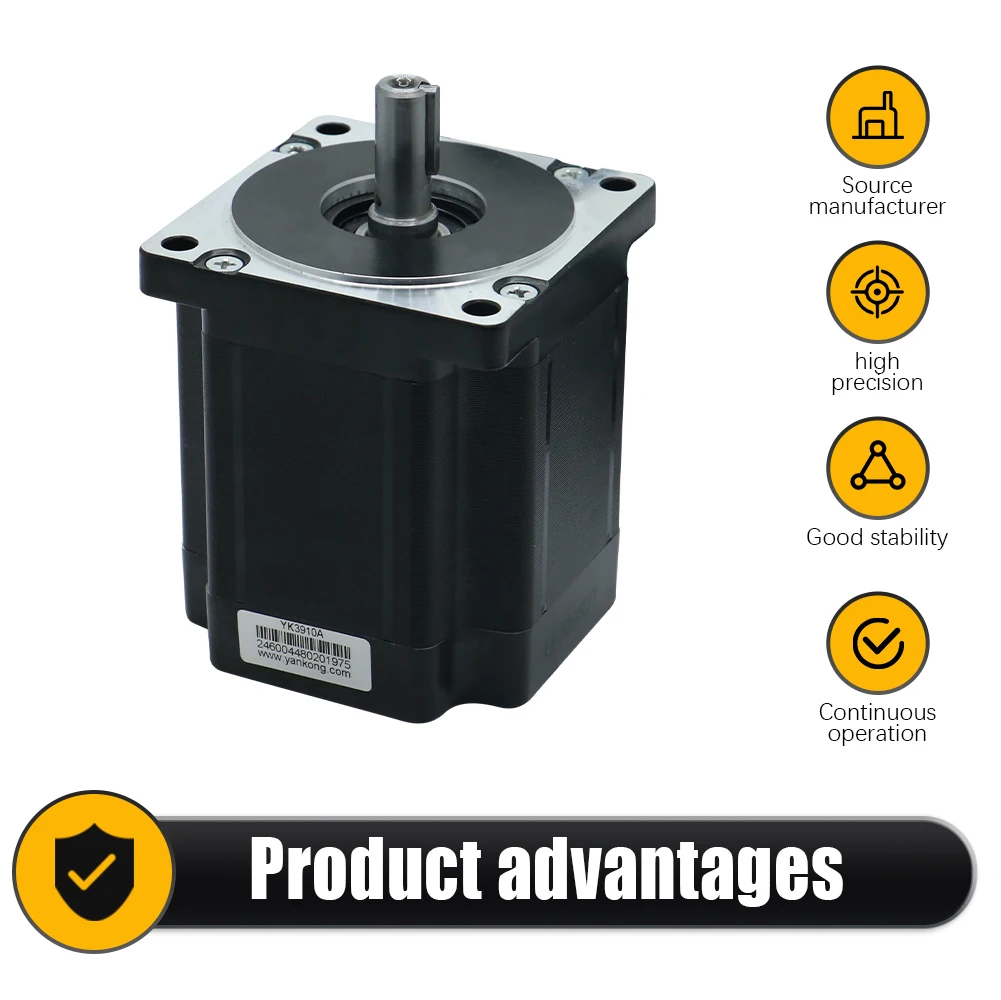 HLTNC  YAKO Three-phase 86 Nema34 4NM 5.8a 12 mm Axle Diameter  Stepper Motor Original Genuine  for Cnc Router