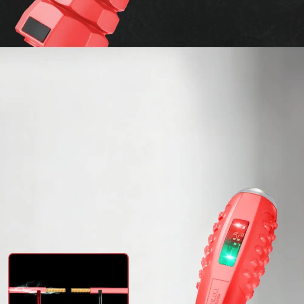 For For Delixi Electric Electrical Tester Pen Circuit Detector Light Indicator Manual Screwdriver Home Repair Tool