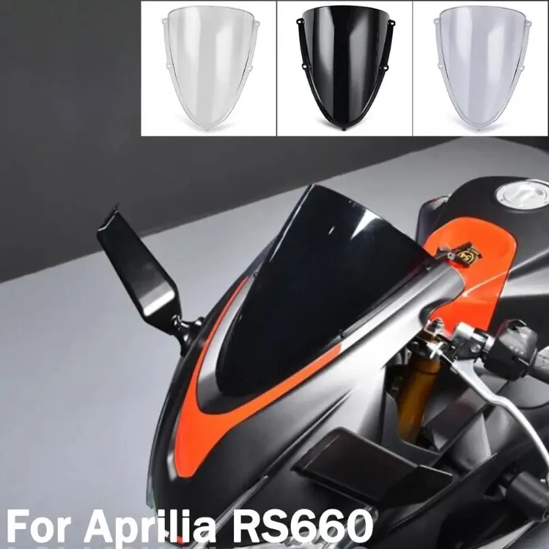 

2020-2024 Windshield Windscreen for Aprilia RS660 2023 2022 2021 Motorcycle Accessories Wind Deflectors RS 660
