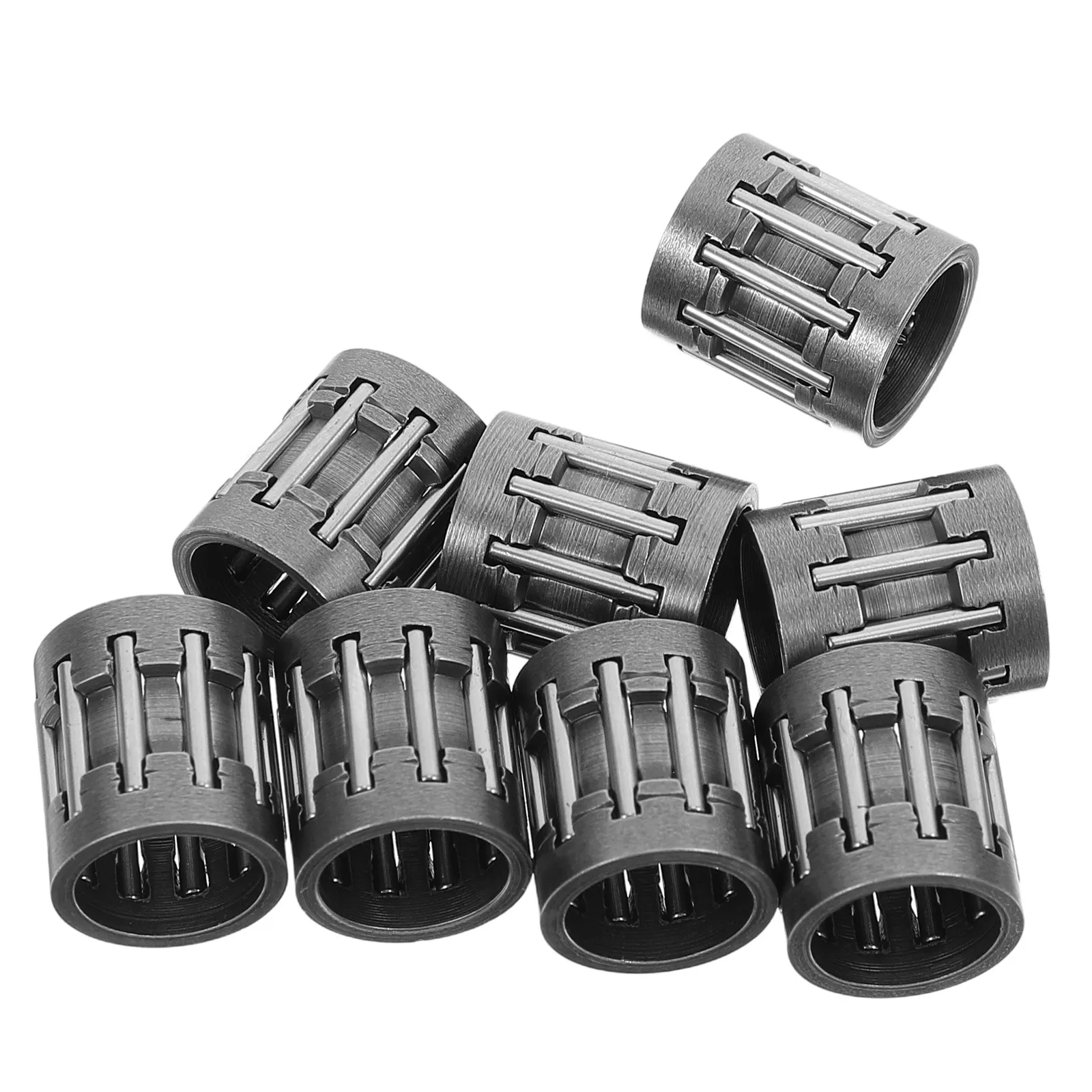 8Pcs Lawn Mower Crankshaft Piston Needle Roller Bearing High Hardness Alloy Steel Brush Cutter Engine Replacement Grass Trimmer