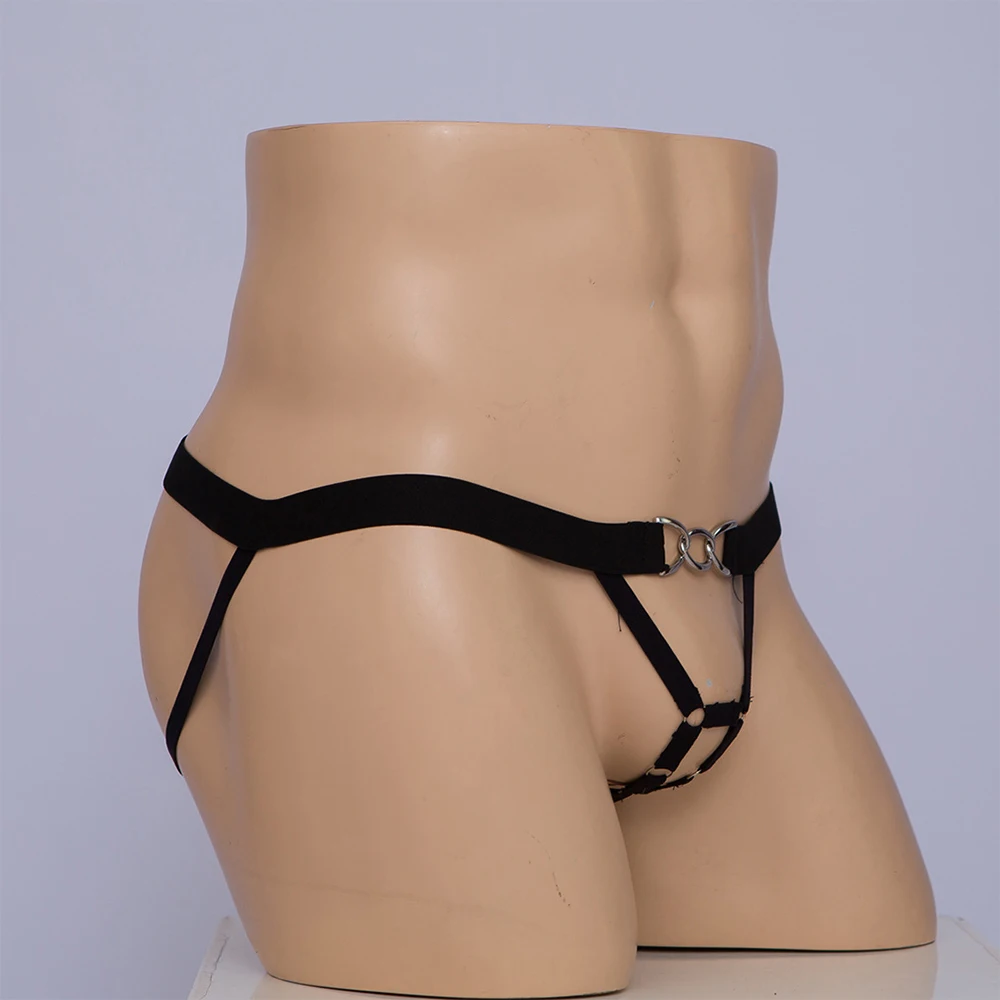 

1pc Brand New Briefs Sexy G-String G-String Low Waist Underwear Costume Elastic Polyester Fabric Sexy Steel Ring