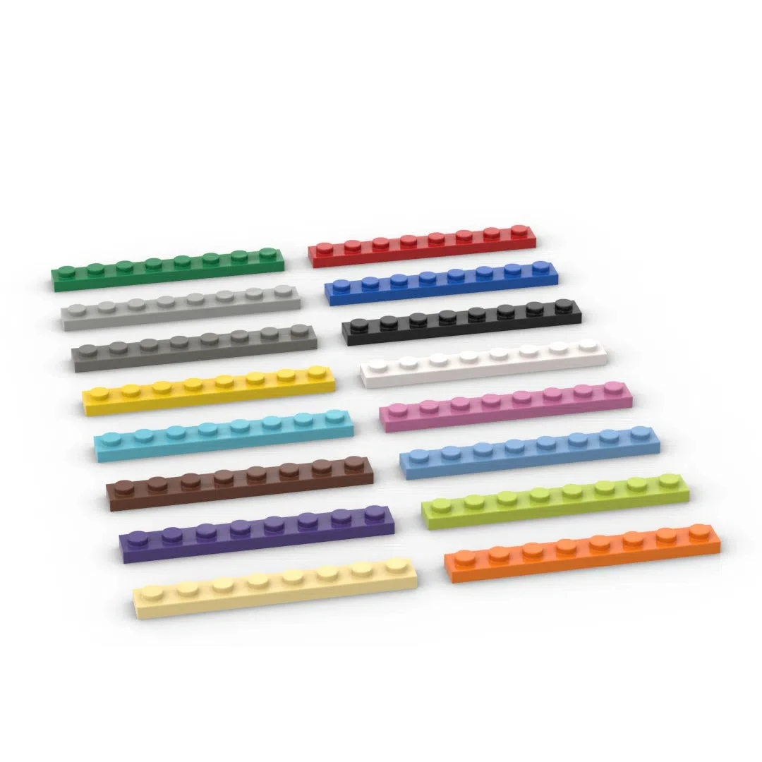 Insert Building Blocks Small Particles Parts and Components 1x8 Board Assembled Educational Toys 506 Compatible with Lego 3460