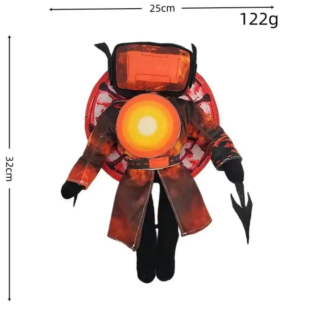 1-8pcs Skibidi Toilet Plush Titans Cameraman TV Man Drill Man