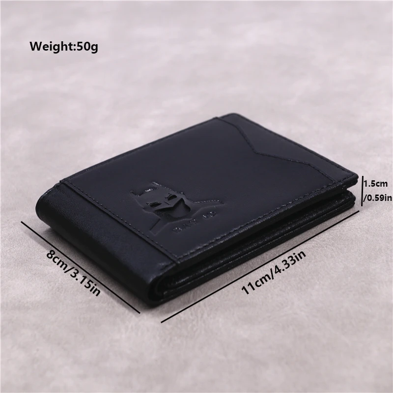 Bat ID Wallet For Men Rfid Blocking PU Leather Mens Wallet With Cutout Superhero Face Eyes Mask Multi Card Holder 2 ID Windows