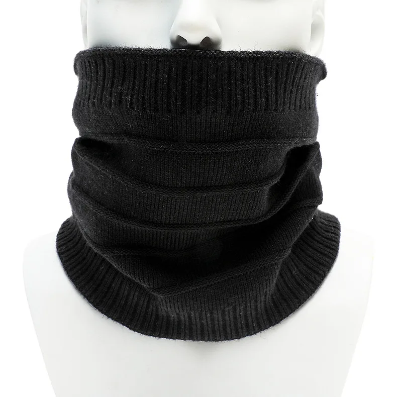 Calentador de cuello para hombre y mujer, bufanda gruesa de forro polar, máscara facial cálida de invierno, esquí y ciclismo