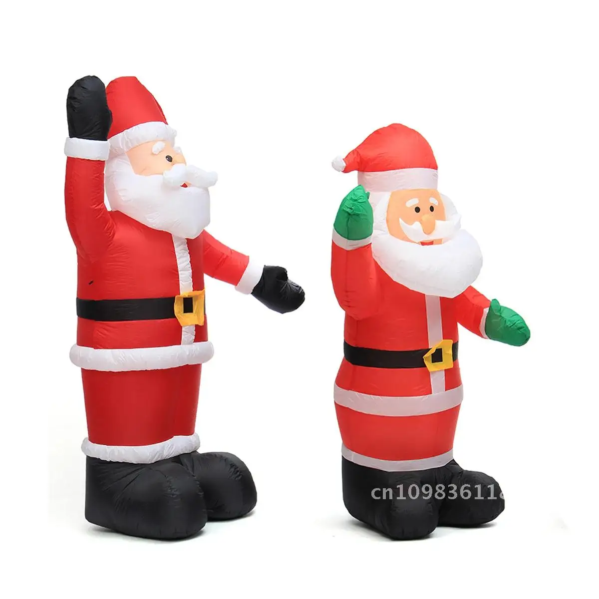 120/180/240/300CM Inflatable Santa Claus Night Xmas Figure Outdoor Toys Light Decorations New 2022 Garden Christmas Party Year