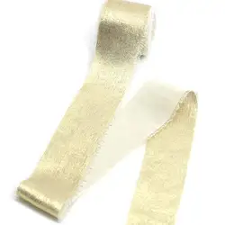 (5m/roll) 40mm Gilt Plush Chiffon Ribbon Lace Gift Wrap Wedding Festival Party Decorative Crafts Make Vintage Embroidery
