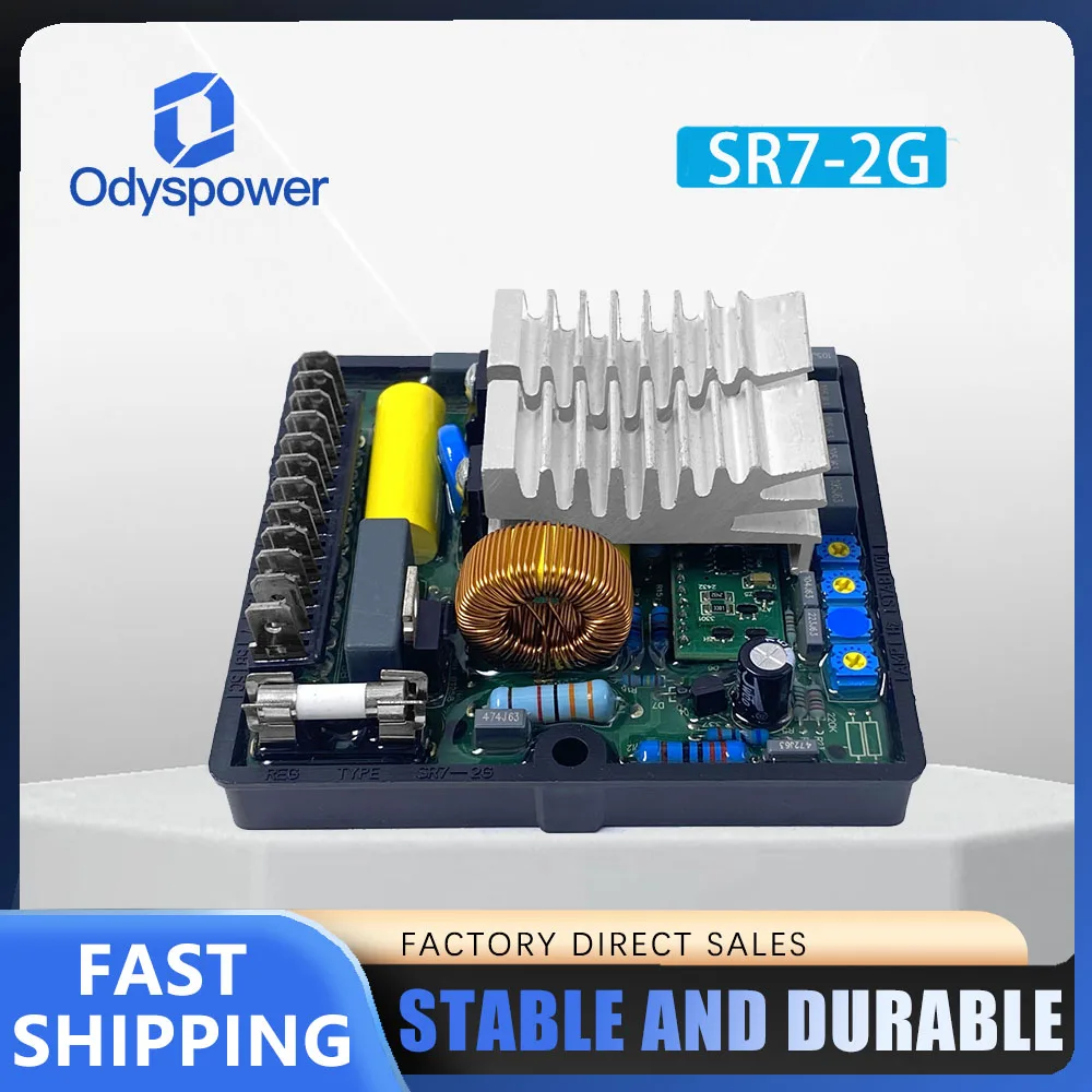 

Hight Quality SR7 AVR Automatic Voltage Regulator Stabilizer SR7-2G Alternator Control Module for Mecc Alte Generator Parts