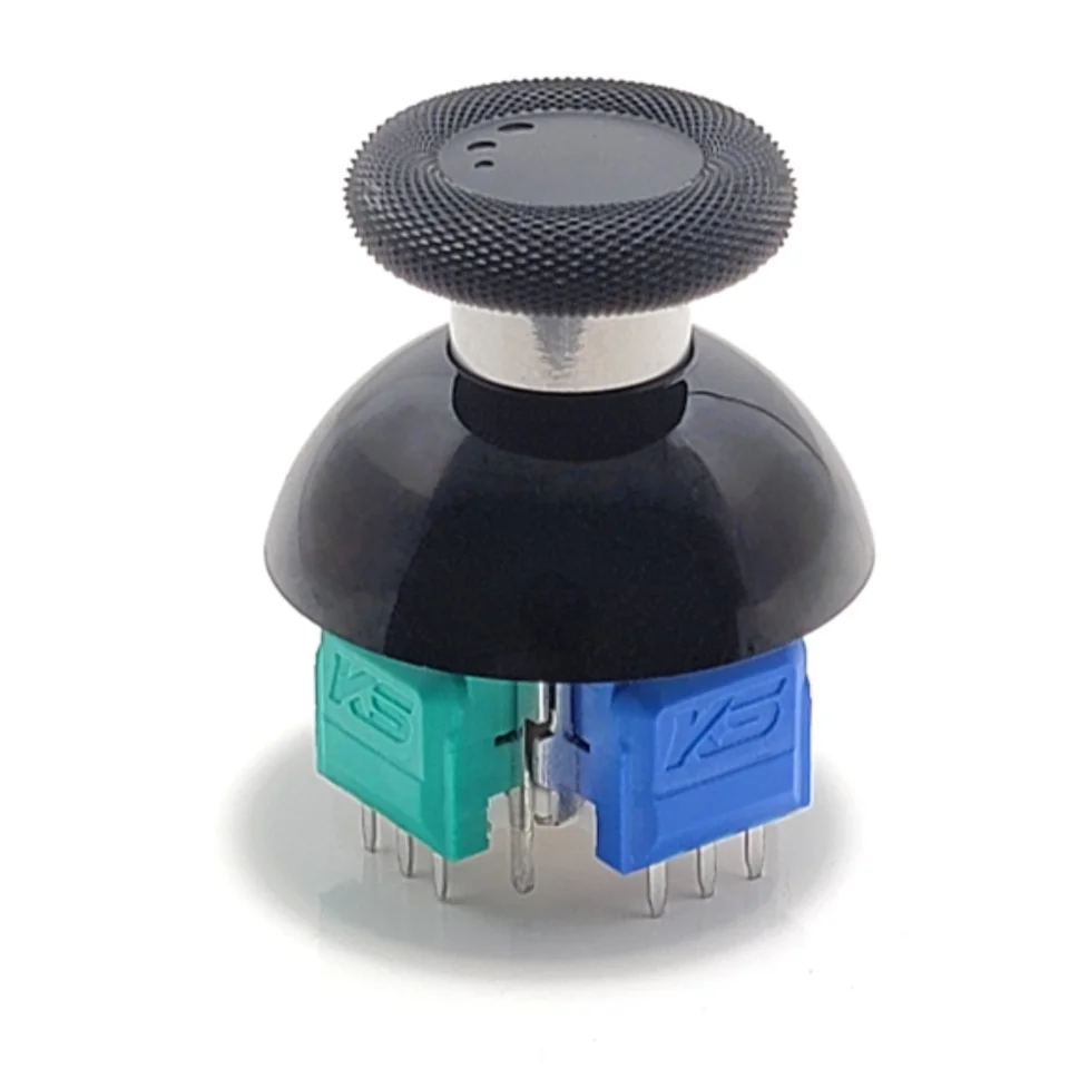 2 PIEZAS K-SILVER JT13-005 TMR Joystick de Tensión Ajustable para PS5 PS4 XBOX One JT13PRO Anti-Drift Palanca Analógica 3D 6