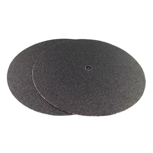 16 inch Sanding Discs Double Sided Round Sand Paper Discs Black Silicone Carbide Floor Sanding Disc 10 Pack 36 Grit Orbital San