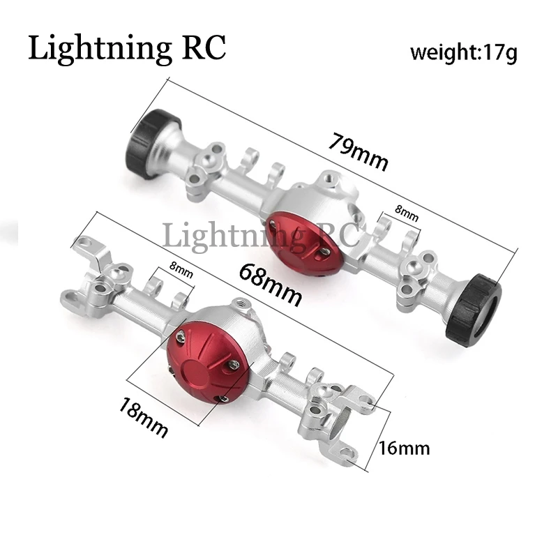 Metal Front le Housing for Kyosho MINI-Z 4x4 1/18 1/24 RC Car Upgrade Parts Accessories