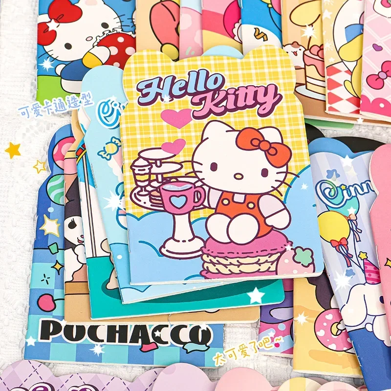 Sanrio Hello Kitty Notebook Good-looking Student Cute Girly Heart Hard Shell Coloring Page Learning Stationery Notepad Gift Toys