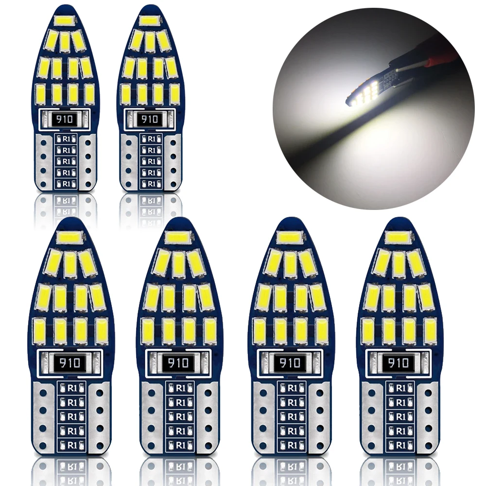 

2/4/10pcs New C5W LED T10 3014 24SMD Replacement Car Interior Reading Plate License Clearance Lights 12V White