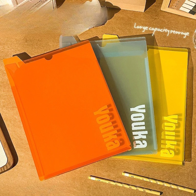 

A4 Casual Portable Document Bag File Folder for Office School Expanding Envelope with Quick Clip Test Paper Storage Organizer