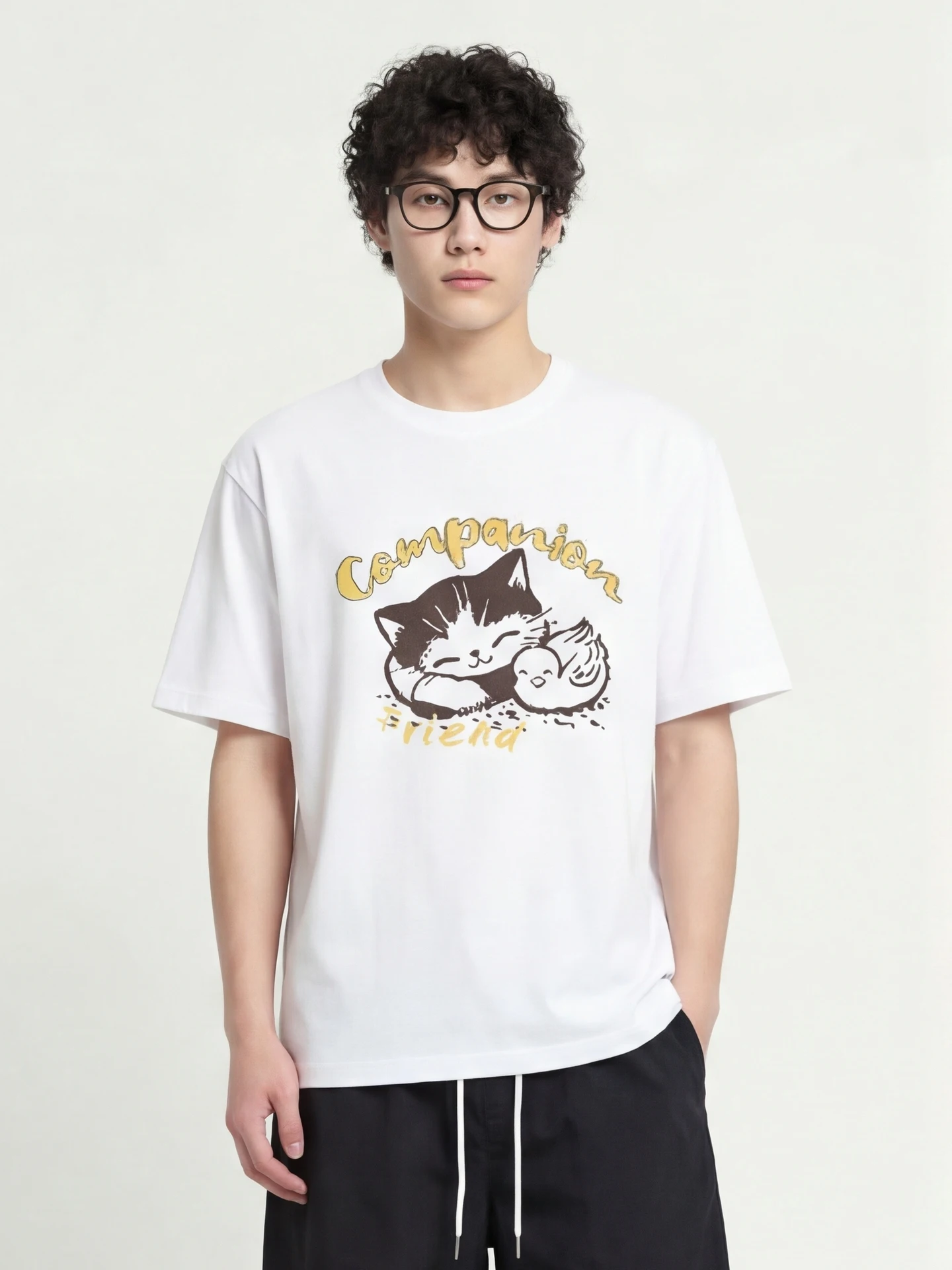 火星猫ヒンチキンプリントルーズ半袖サマーサンプロテクションネックゲイター夏用ファッショナブルなアクセサリー