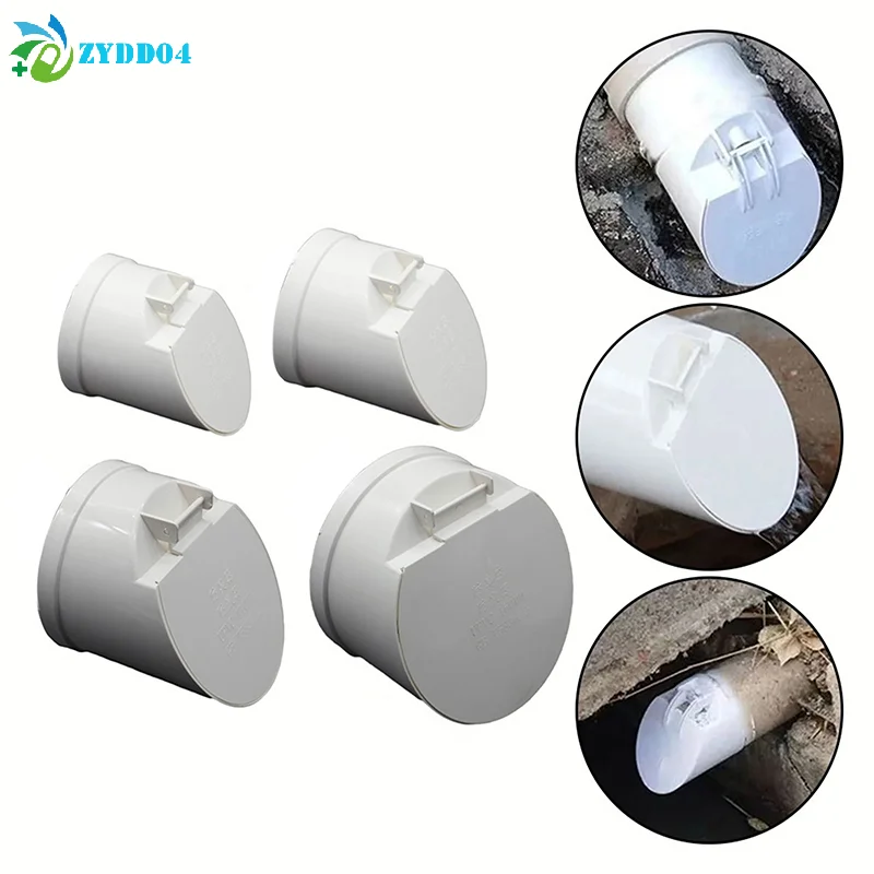 

●50/75/110/160mm Drain Pipe Floor Drains Sewage Pipe Large Displacement Anti Odor Anti-rat Cover Septic Tank Outdoor Pipe Valve