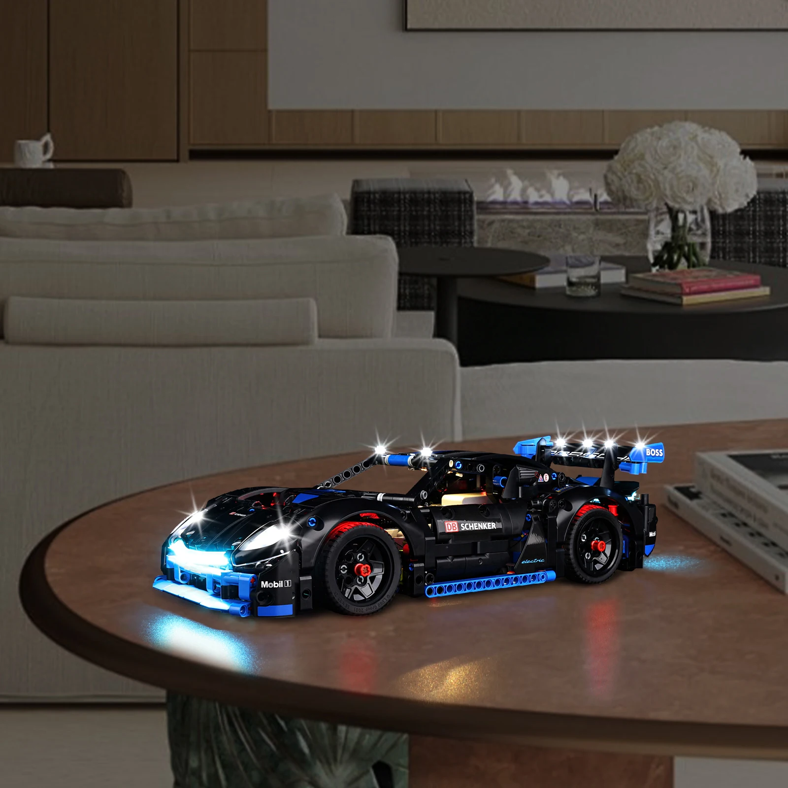 EASYLITE LED Light Set for GT4 E-Performance Race Car 42176 Building Blocks Lamp Set Toys Light Kit No Model