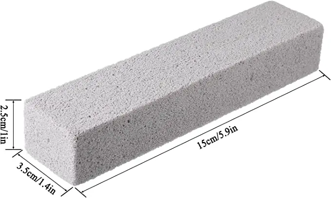 แท่งหินสำหรับทำความสะอาดห้องน้ำ6ชิ้นอ่างอาบน้ำห้องครัวห้องน้ำอ่างล้างจานสีฟ้าสำหรับครัวเรือน