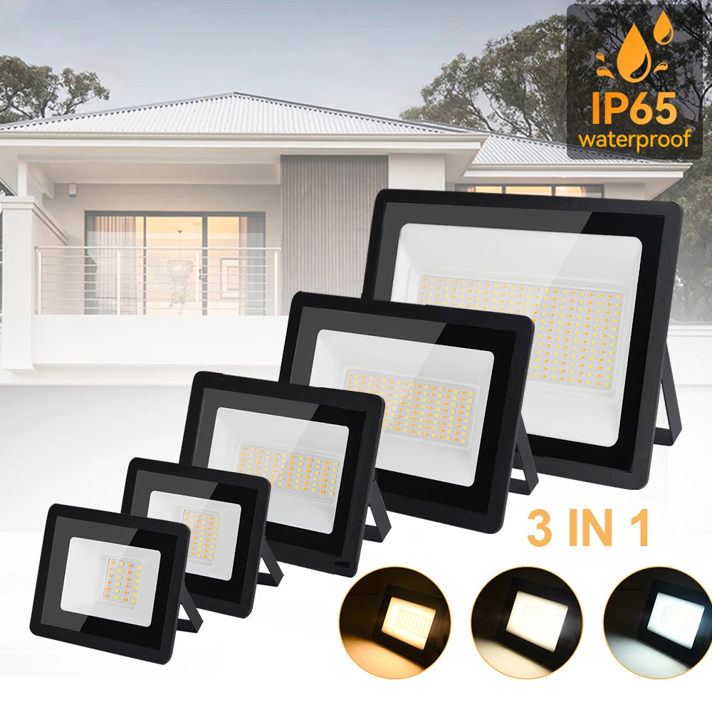 holofote led para exterior lampada de jardim refletor ip65 impermeavel refletor de rua 10w 20w 30w 50w 100w 01