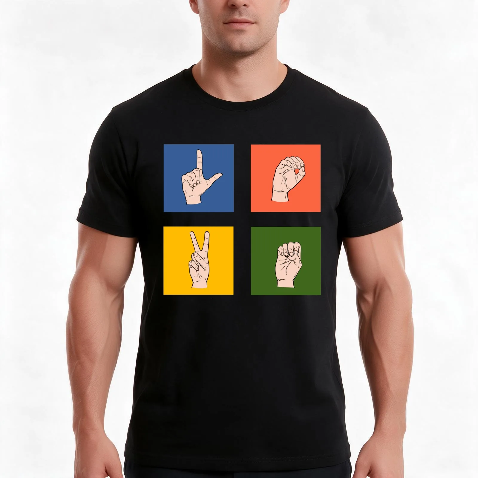 L-O-V-E:III T-Shirt Summer Casual Cotton Tee Oversized Streetwear Tops Vintage Graphic Print Loose Fit Short Sleeve