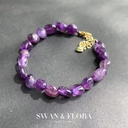 Irregular Natural Amethyst Bracelet Beads Jewelry Wholesale GEM Beads Healing Women Men Jewelry Gifts