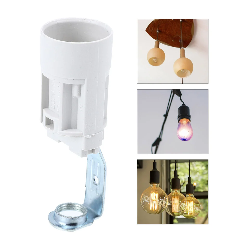 6-delige beugelhouder hanglamp snoer koperen lamp kandelaar socket adapter