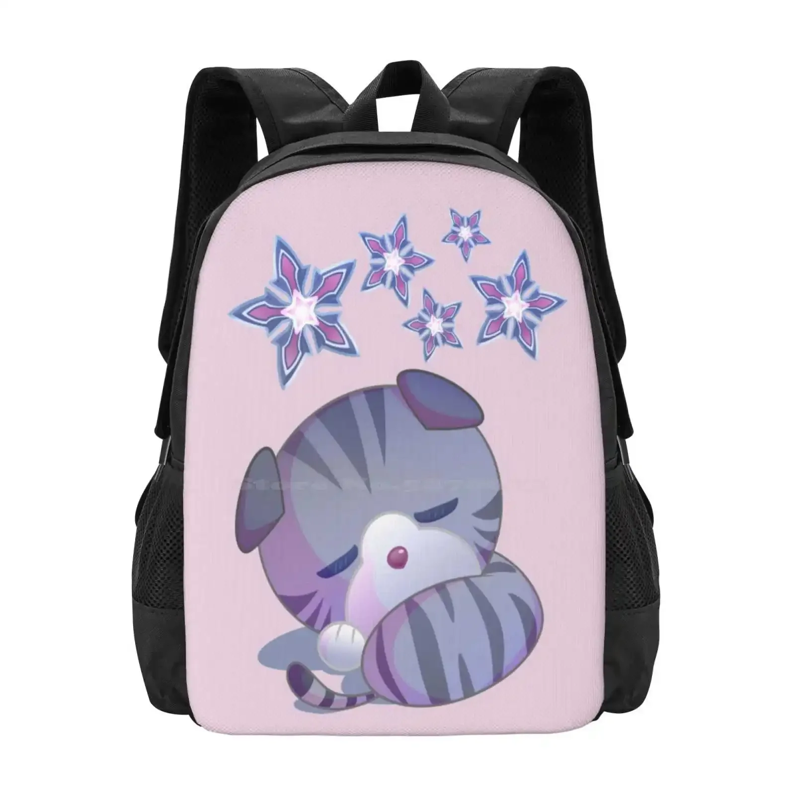 

Night-Night, Chirithy Hot Sale Schoolbag Backpack Fashion Bags Chirithy Kingdom Hearts Unchained Khux Global Cat Cute Kitten