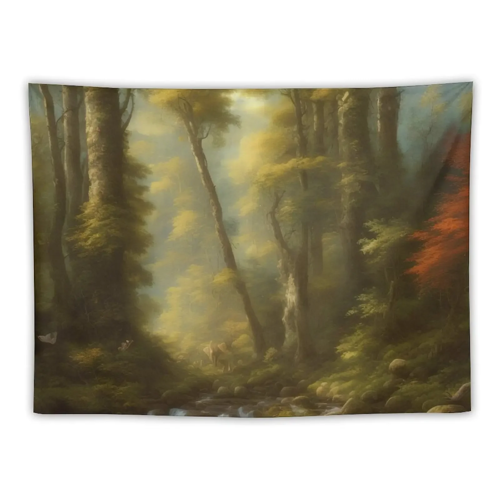 Forest Mirage Tapestry Home Decorating Room Decorations Aesthetics Tapestry