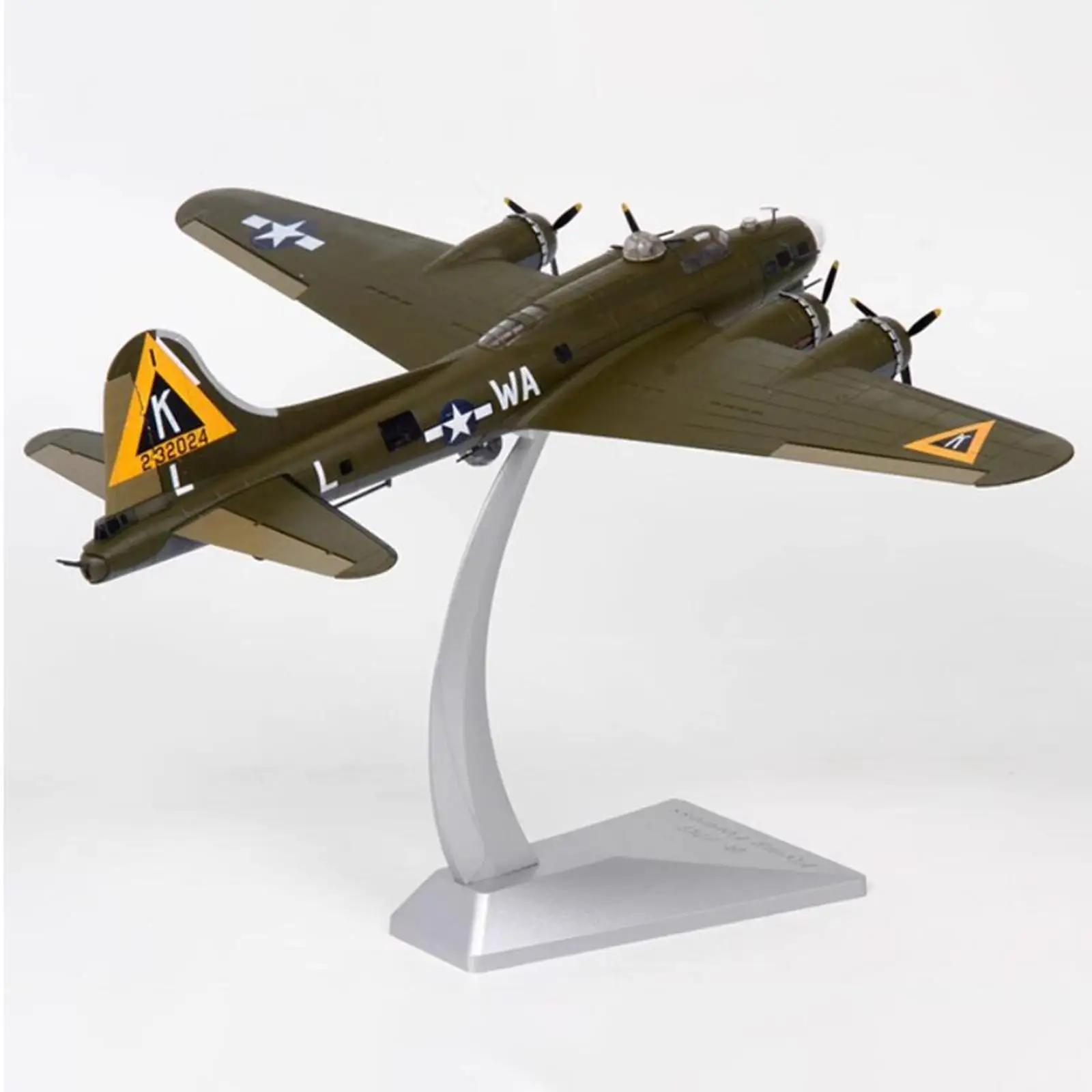 1:200 B-17 Aircraft Model with Display Base Collectables Souvenir Simulation