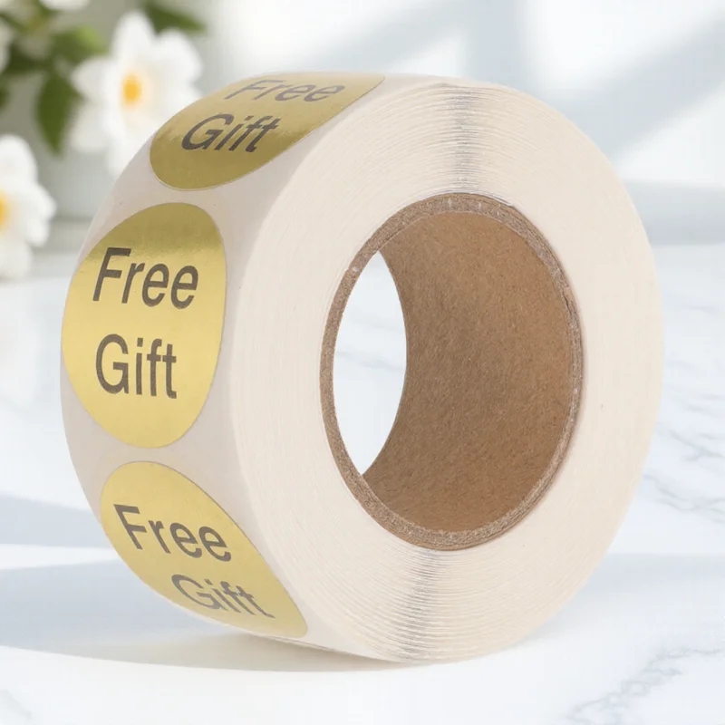 

500 pcs Giveaway Stickers Packaging Adhesive Decoration Label Customer Appreciation Free Gift Labels Small Business