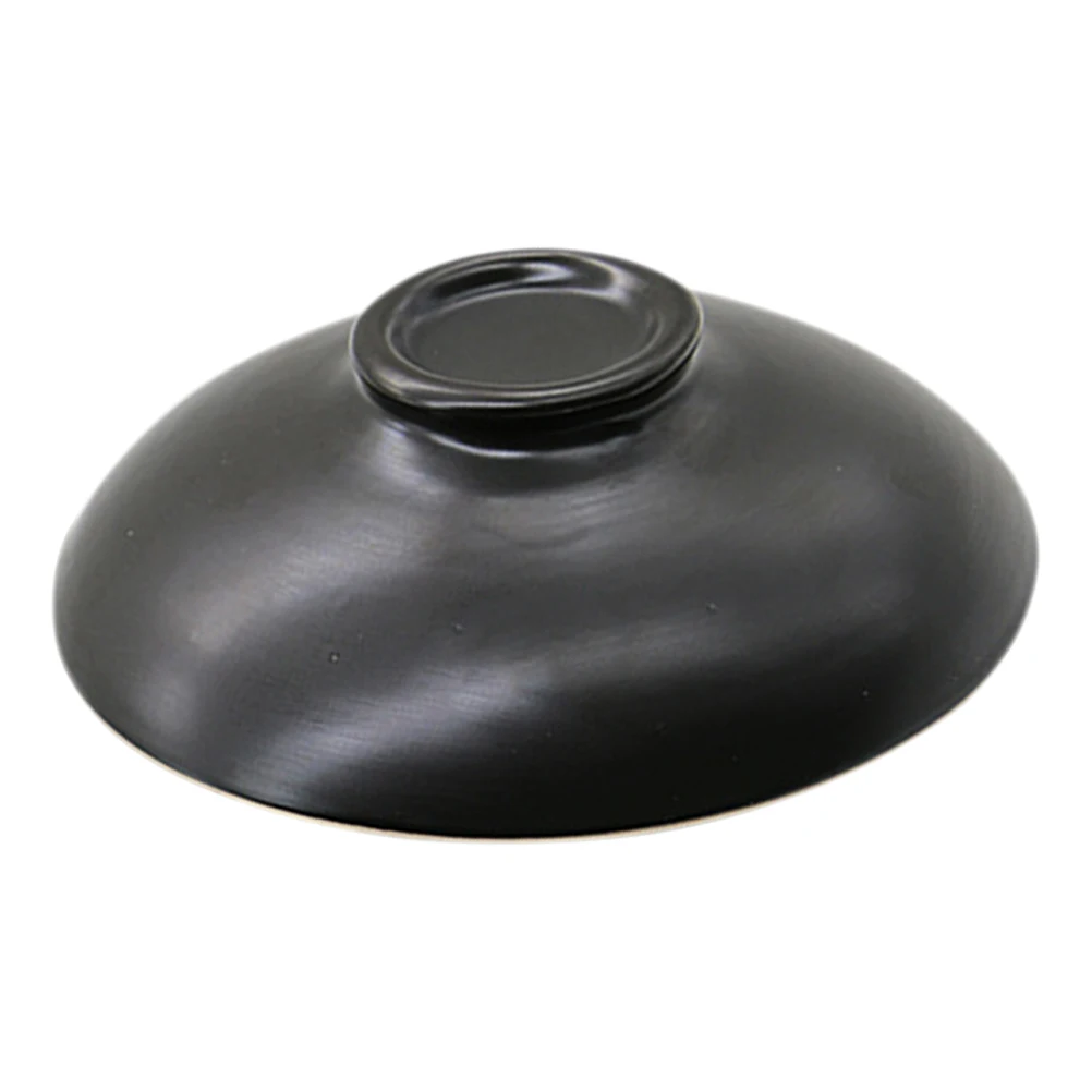 

Black Casserole Lid Ceramic Stew Pot Cover Round Smooth Edge For Soup Cooking Kitchen Cookware Accessory