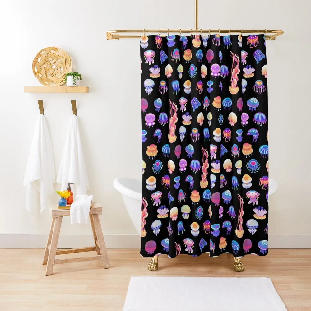

Jellyfish Day Shower Curtain Bathroom For Shower Shower Bath Waterproof Curtain
