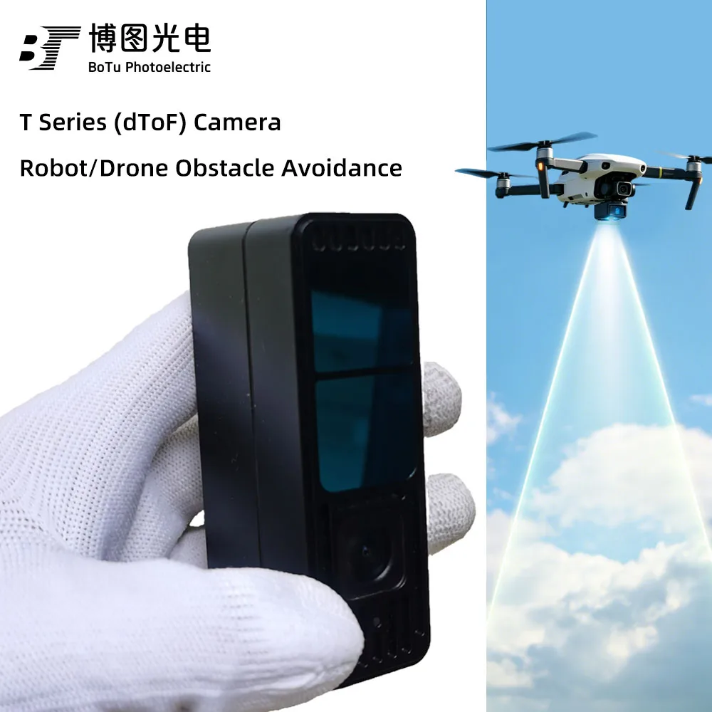 BT T Series Fully Integrated Spatial Perception System 940nm 240X160 Typical 10fps 180 Colour Camera 120 Wide Angle For Drone