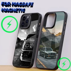 Phone Case For iPhone 16,15,14,13,12,11,Plus,Pro,Max Mini Magsafe Car for B- Bmwes-S E30 Magnetic Wireless Charging