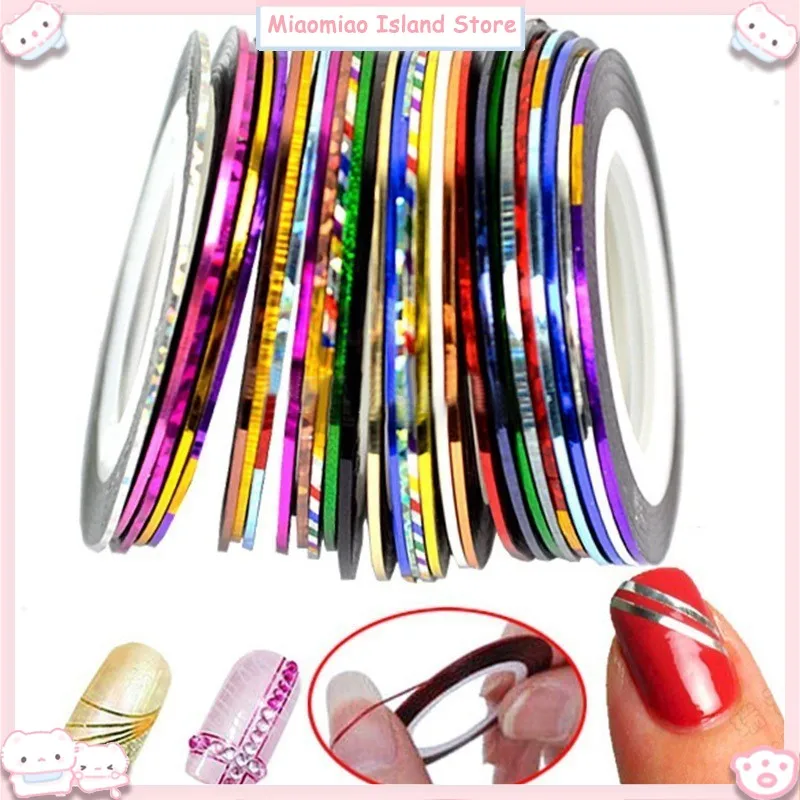 Gold Silver Nail Art Coil Decorative Wire Rhinestones Nail Art Decorations Beauty Health Accessories for Manicure Pedicure