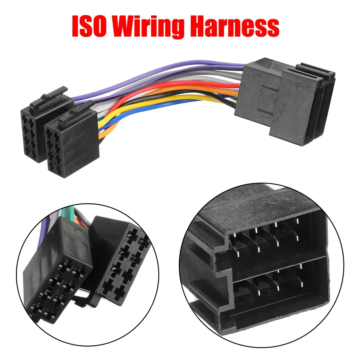 Car Stereo Radio Player ISO Wiring Harness Connector For Holden for Mercedes Commodore VY VZ Astra Vectra Barina