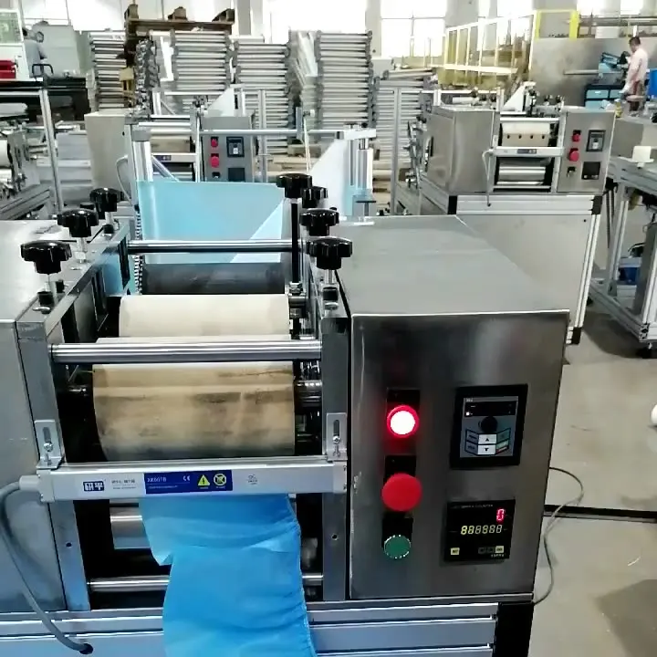 YUGONG Automatic Industrial Shoe Cover Manufacturing Machine Disposable Non-woven Fabric Shoes Cover Machine