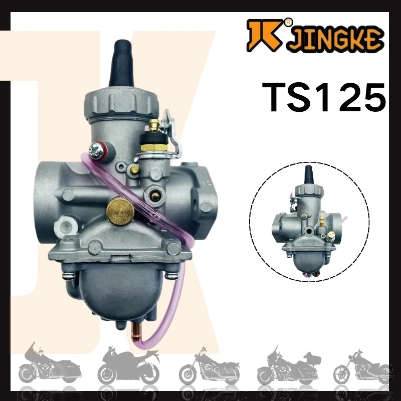 

JINGKE Brand Carburetor For Suzuki TS100 TS125 TS125N TC125 Dirt Bike Off road Motorcycle Carburetor Rally Vehicle