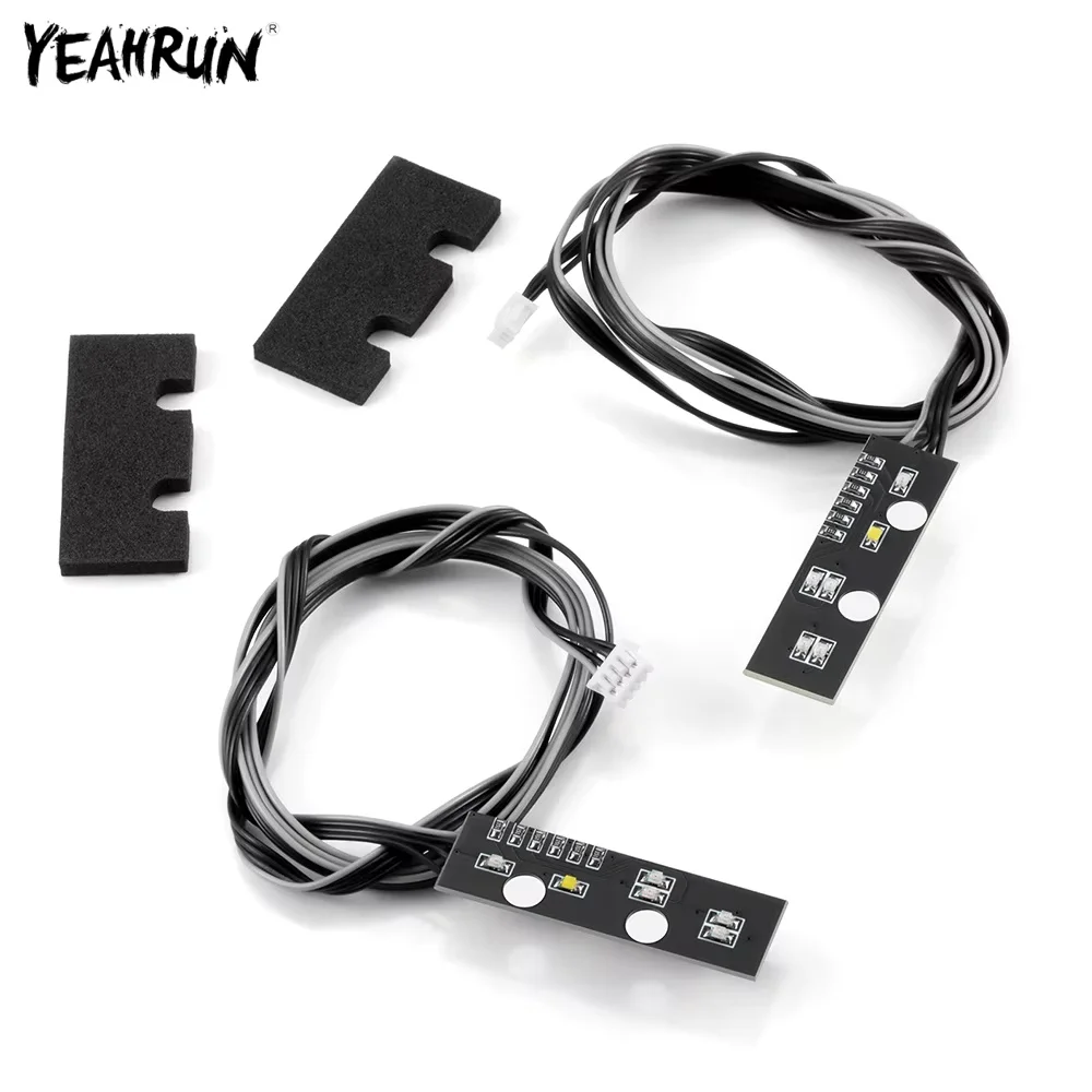 YEAHRUN LED Rear Tail Light Brake Turn Signal Lamp Kit For 1/14 FH16 XL 750 RC Tractor Truck Trailer Car Upgrade Modified Access