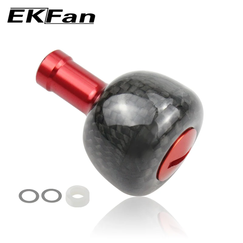 EKfan carrete de pesca con mango carbono y balancín 30/26 mm - imagen 4