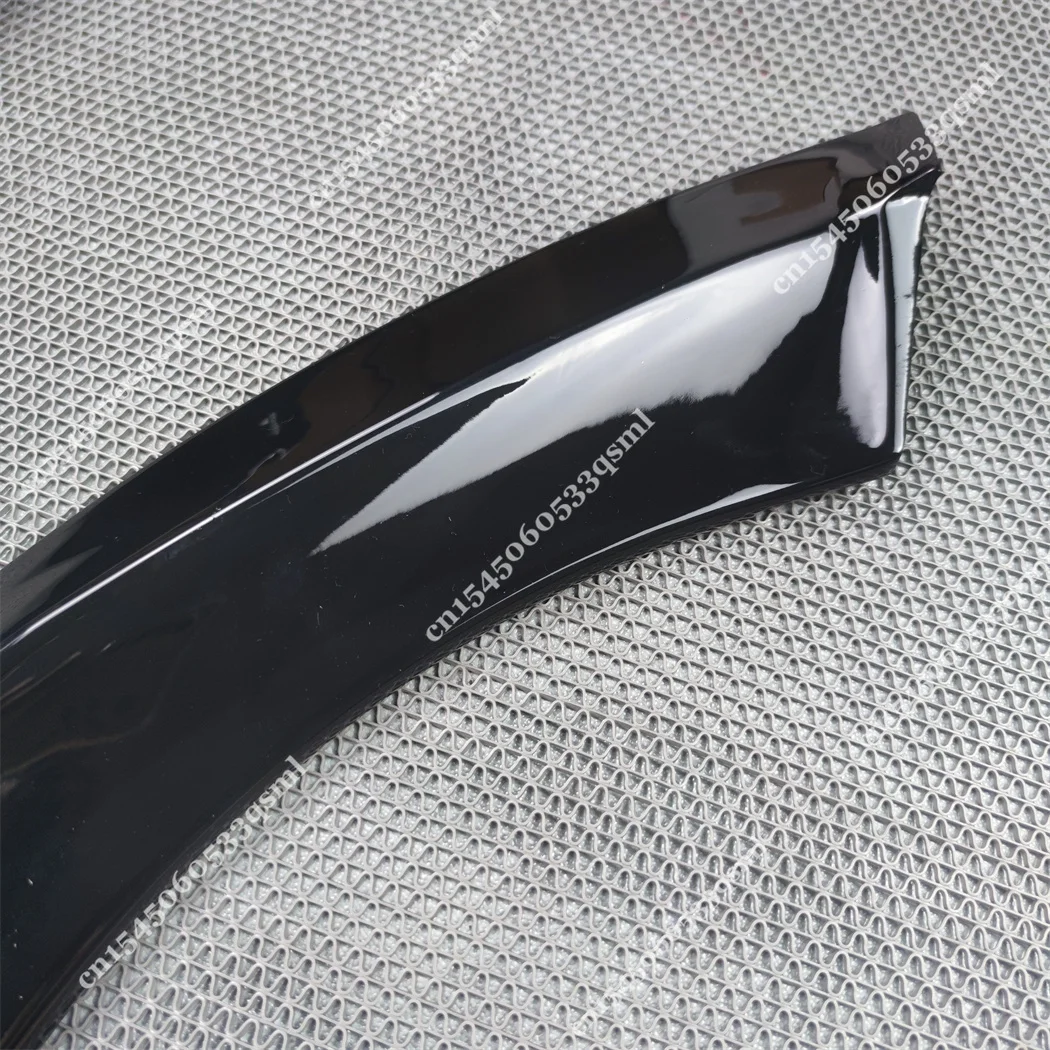 For Mercedes Benz E Class W213 AMG 2016 2017 2018 2019 2020 Pre-facelift Front Bumper Lip Gloss Black Spoiler Splitter Body kits view 5