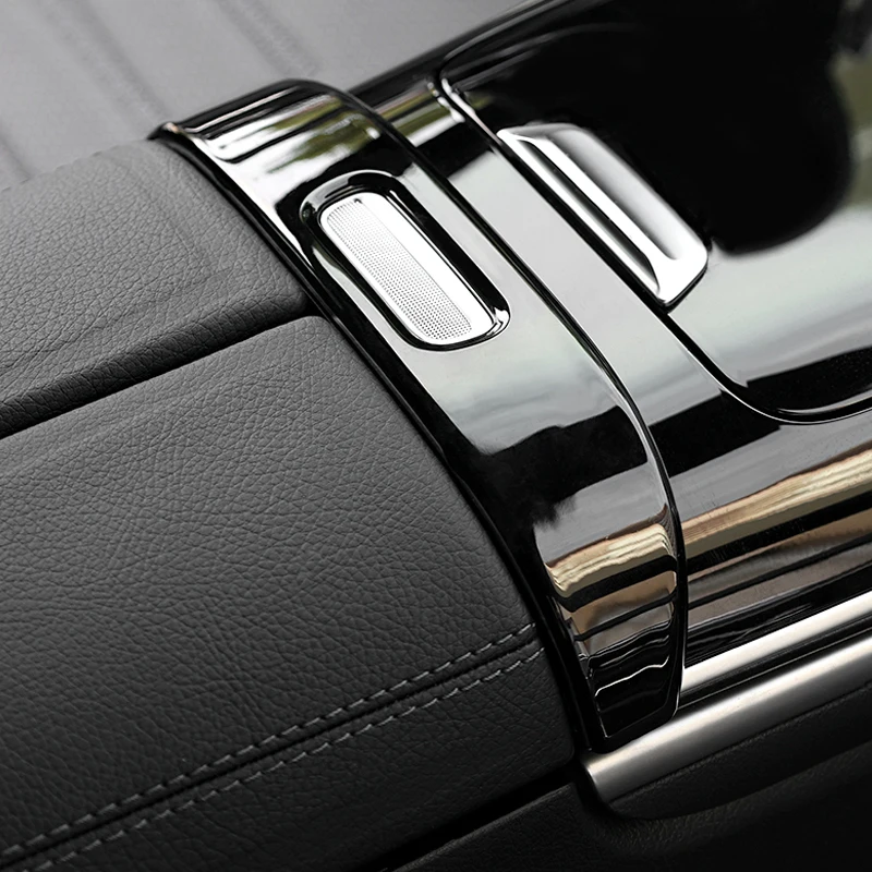 ABS Car Accessories Center Console Armrest Box Button Switch Cover Trim For Mercedes-Benz C-Class W206 C180 C200 C300 2021 2022+