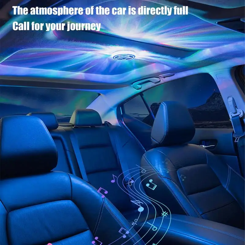 Magnetic Adsorption Car Interior Light LED Ambient Lamp Car Roof Night Lights With USB Charging For Home Offices Cars Auto