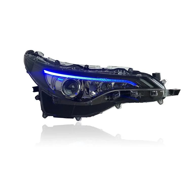 For Toyota LEVIN 2017-2018 Car Accessories Auto Headlamp Star Racing Streamer Turn Signal Lamp LED Headlight Assembly