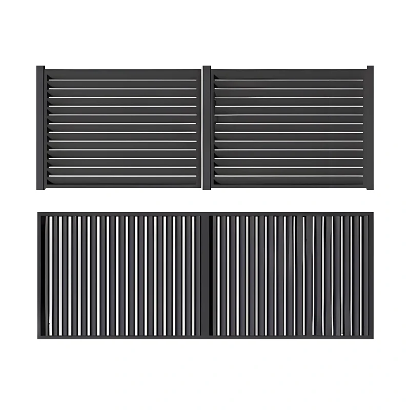 

Hot Sale Decorative Yard Aluminium Fence Panel Metal Cheap Sleek Customized Durable Garden Privacy Fencing for Home
