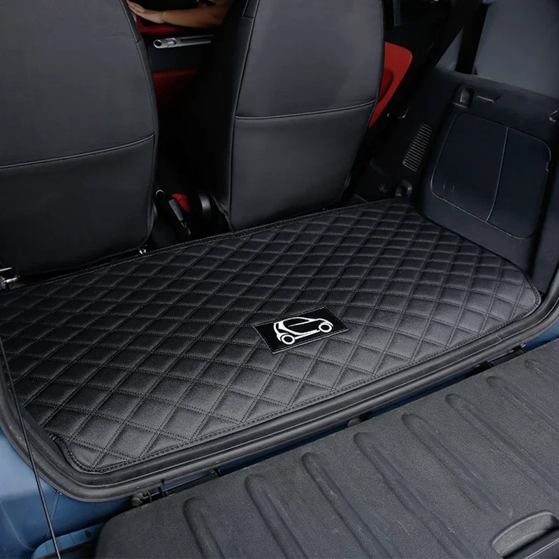 Car Trunk Protector Rear Cargo Liner Floor Pad Dirty Mat Carpet Durable Car Trunk Mat For Old Smart 451 fortwo Car Accessories