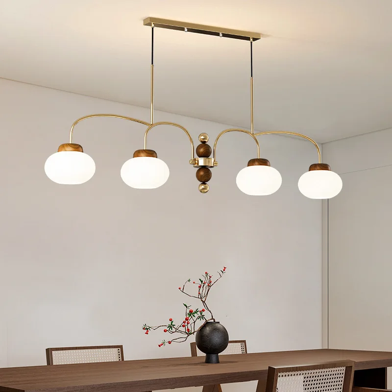 French Vintage Style Ceramics Pendant Lights for Restaurant/Parlor LED Ceiling Hanging Lamps Medieval LED Multi-Heads Luminaires
