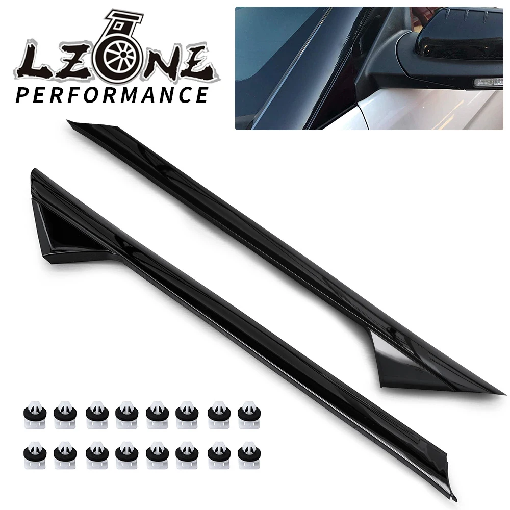 Front Left+Right A-Pillar Windshield Outer Trim Molding For Ford Explorer 2011-2019 2.3L / 3.5L BB5Z7803136AB BB5Z7803137AB