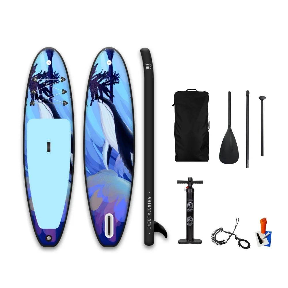 

2025 Glow Inflatable SUP - LED Light 10ft6in Stand Up Paddle Board